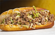 Cheese steak sandwich
